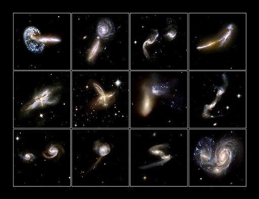 Сталкивающиеся галактики