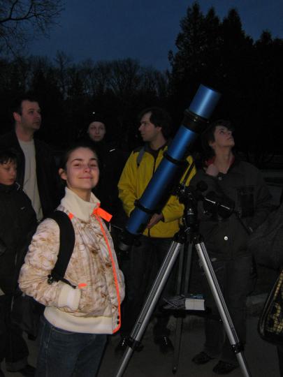 Анастасия Серёдкина хочет стать астрономом