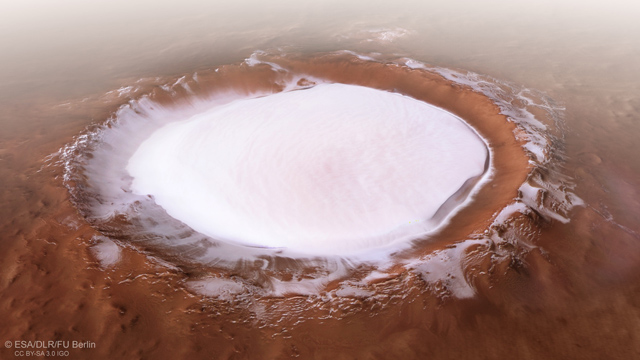 Изображение кратера Королев