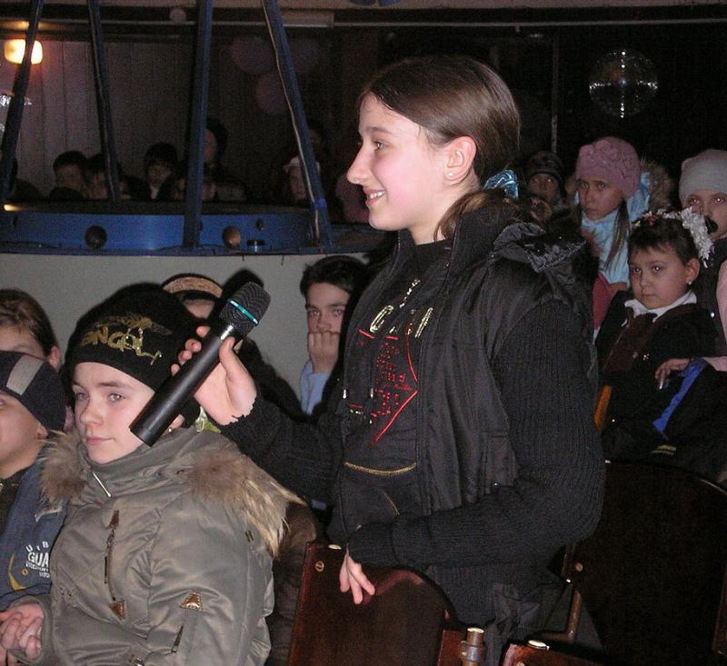 Участница викторины