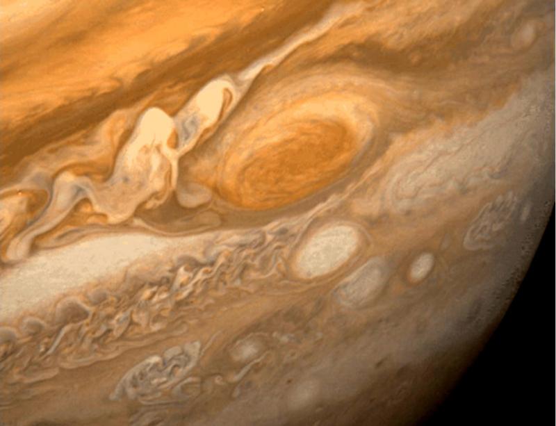 Бушующая атмосфера Юпитера