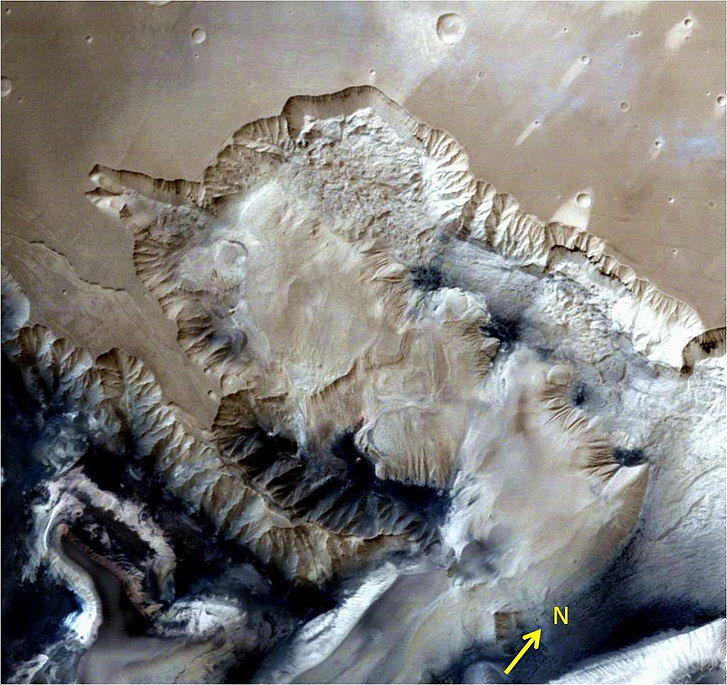 Индийский зонд Мангальян передал впечатляющие снимки планеты Марс